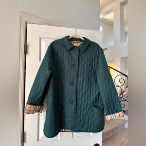Authentic Like New Burberry Diamond Quilted Jacket
